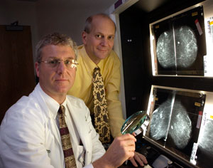Drs. Steven Poplack (left) and associate Keith D. Paulsen