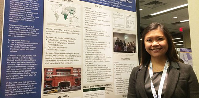 Kara Abarcar ’19 Presents at Global Health Conference in Washington, DC