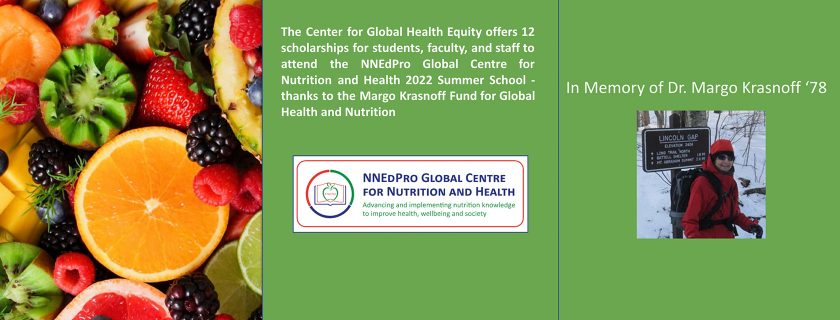 Center for Global Health Equity Awarded Margo Krasnoff Grant for Global Nutrition Scholarships