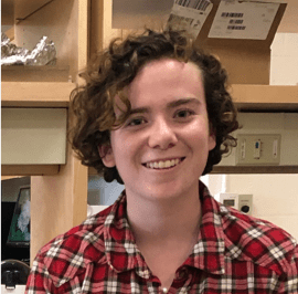 person with short and curly hair