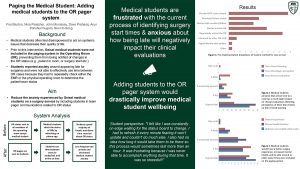Paging the Medical Student: Adding medical students to the OR pager system