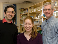 Sam Bakhoum, M.D.-Ph.D. candidate; SarahThompson, Ph.D. candidate; and Duane Compton