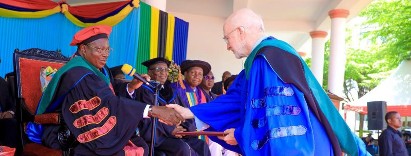Ford von Reyn Honored by Muhimbili University of Health and Allied Sciences in Tanzania 