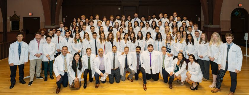 In an Iconic Ritual, Geisel Medical Students Receive Their White Coats