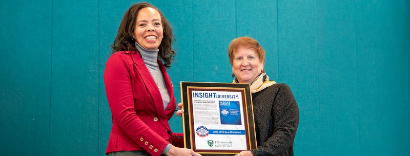 Health Professions Diversity Award Presented to Geisel at Ceremony