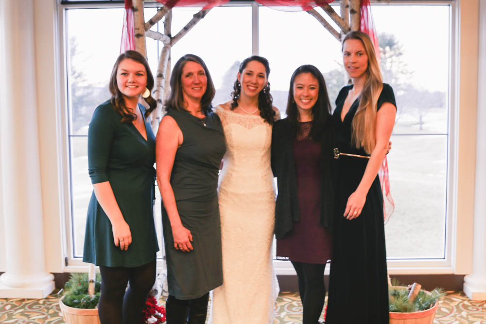 Members of the Rigby lab at Ashley's wedding, February, 2020